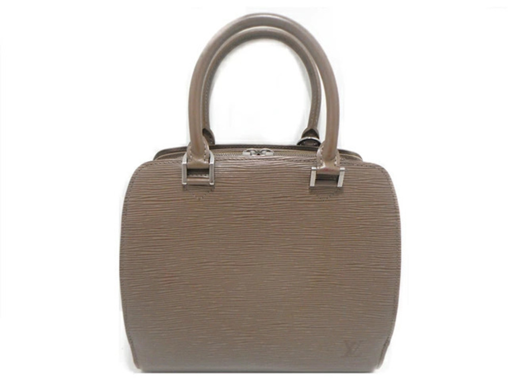 LOUIS VUITTON Pont Neuf Handbag Epi Leather Pepper